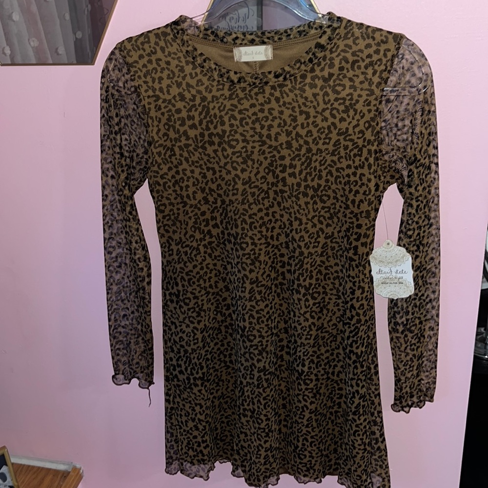 Leopard Altrd State Mini Dress